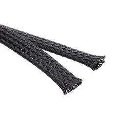 1/4-inch diameter woven polyester expandable wire sleeving, 15 foot