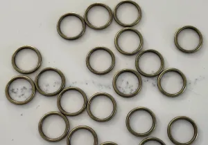 3/8" Antique Metal Roman Shade Rings (1000/bag)