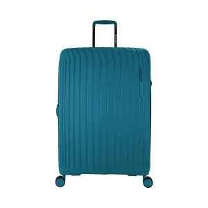 ALAIN DELON AD-1016 28" Polypropylene Double-Wheel Expandable Hard Case Spinner - Blue
