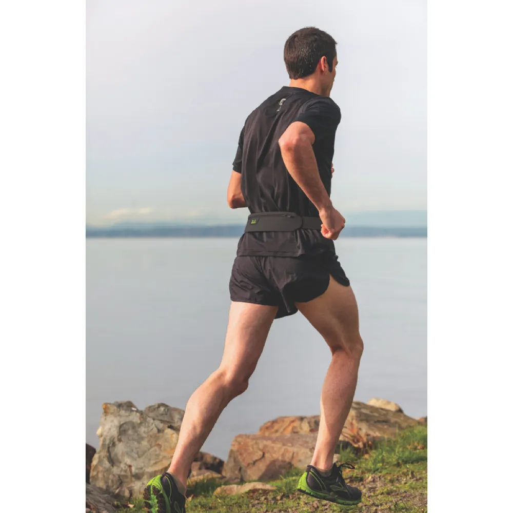 Amphipod AirFlow MicroStretch Plus Belt in Black/Silver