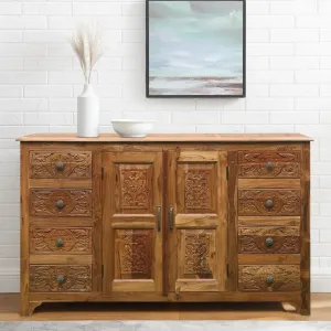 Ancestors Carved Sideboard