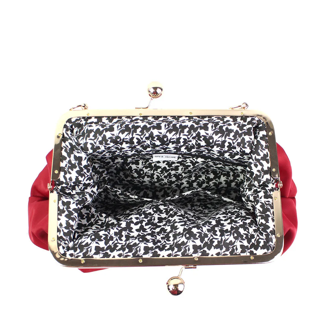 Anna Red Clutch Bag