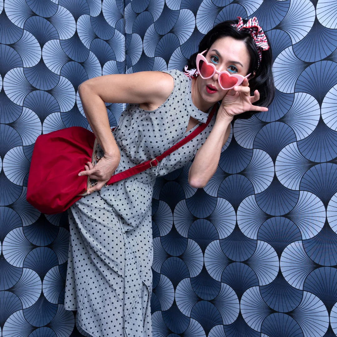 Anna Red Clutch Bag