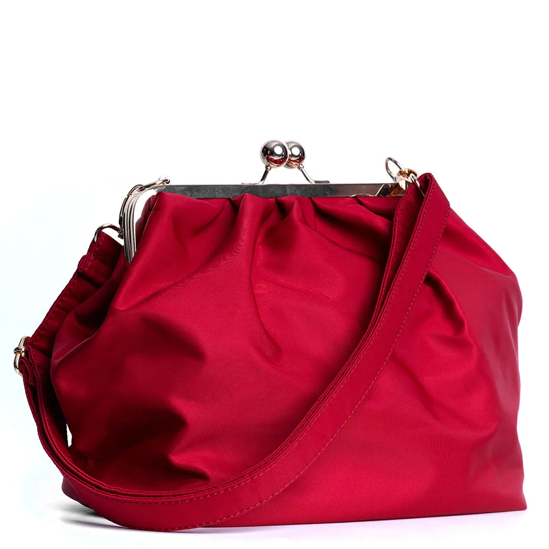 Anna Red Clutch Bag