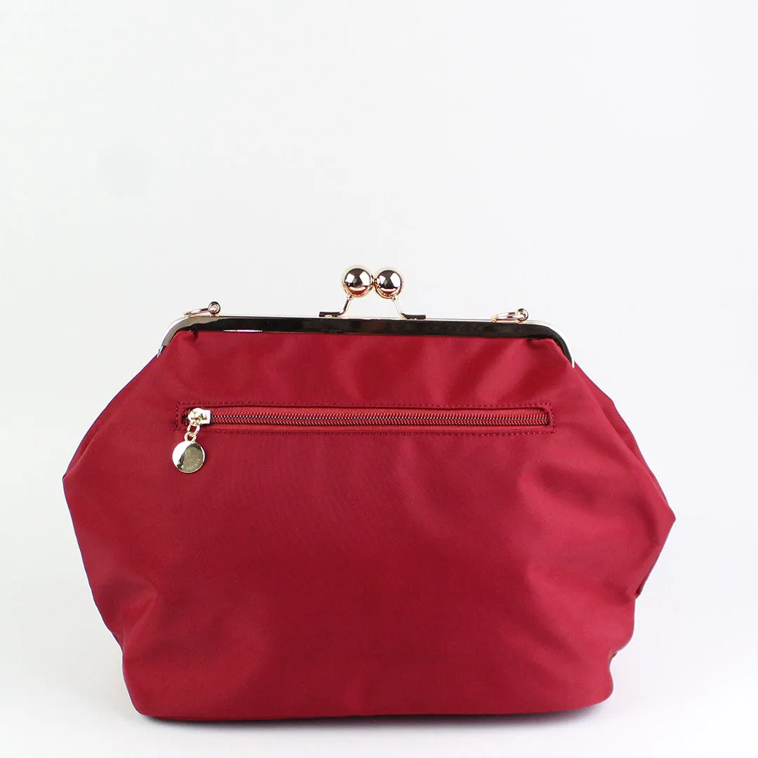 Anna Red Clutch Bag