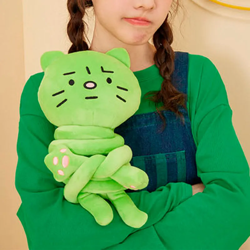Anxiety Aesthetic Green Cat Messenger Bag