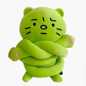 Anxiety Aesthetic Green Cat Messenger Bag