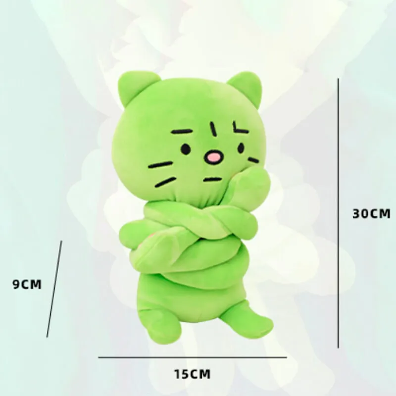 Anxiety Aesthetic Green Cat Messenger Bag