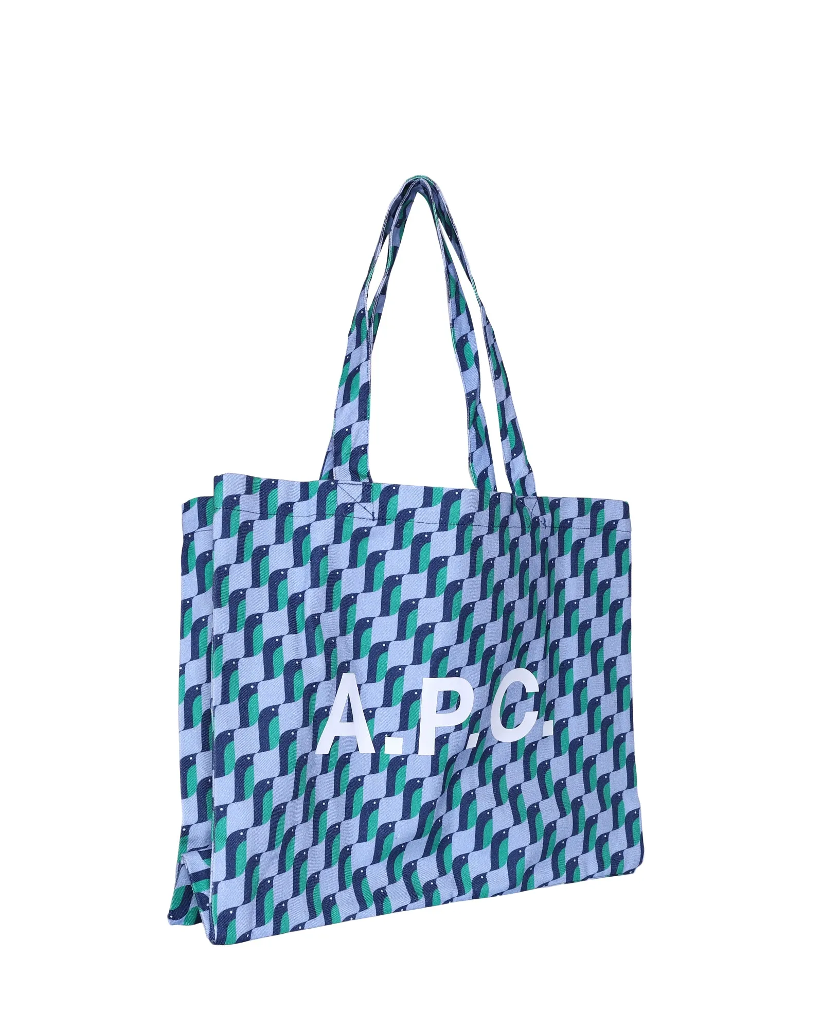 A.P.C. Geometric Printed Tote Bag