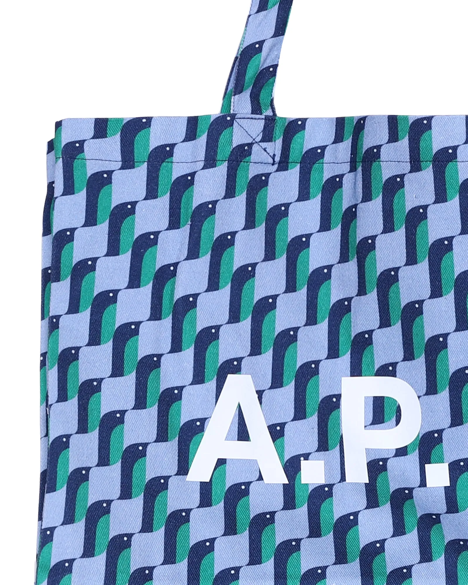 A.P.C. Geometric Printed Tote Bag