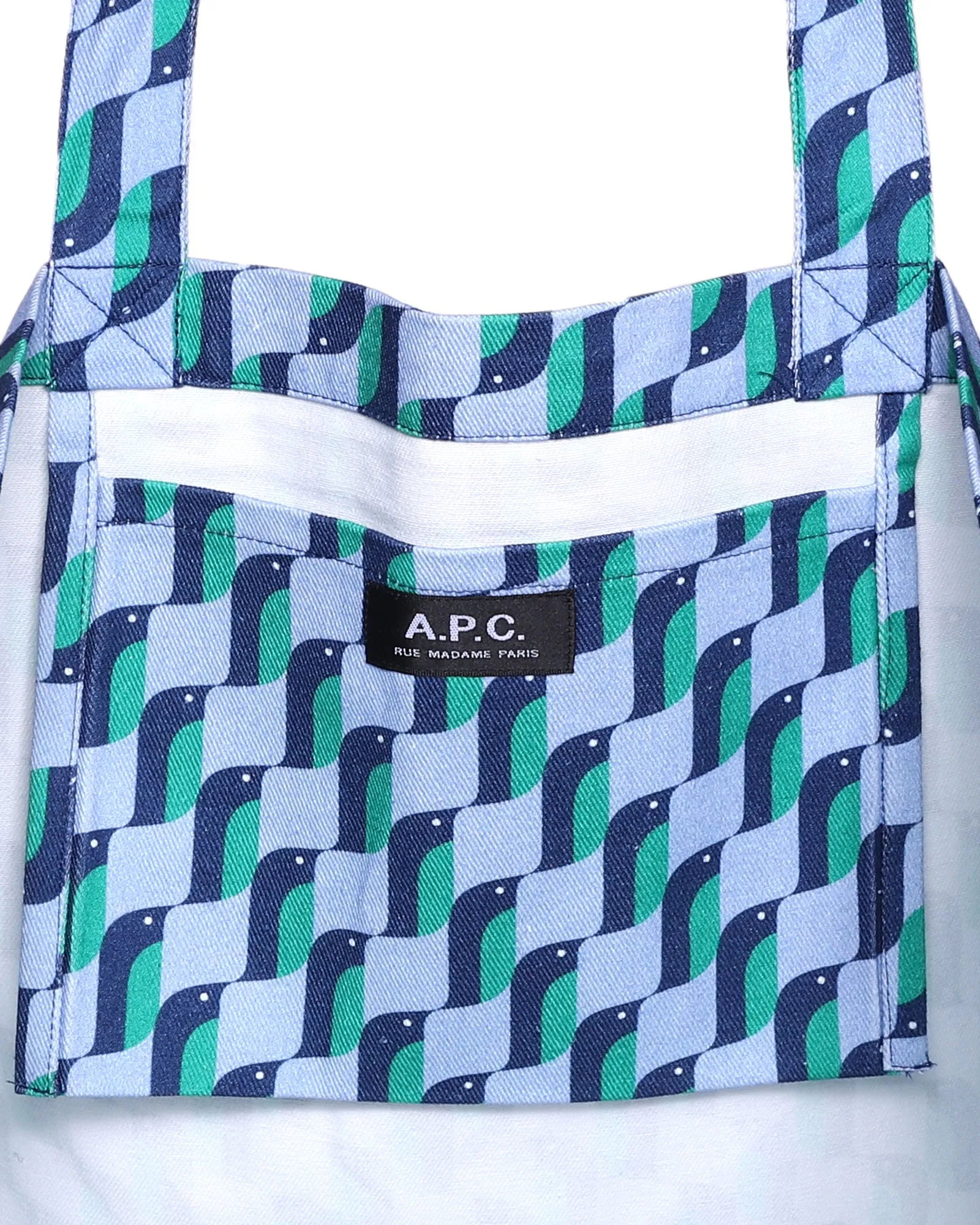 A.P.C. Geometric Printed Tote Bag