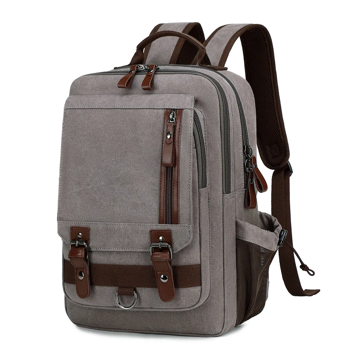 Army Green School Canvas Large Sling Bag For Men Business Canvas Chest Bag For Big Men