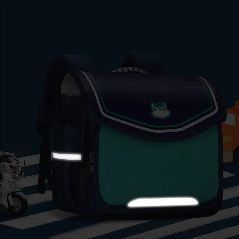 Backpack For Children Easy Carry Horizontal Clamshell Kindergarten School Bag