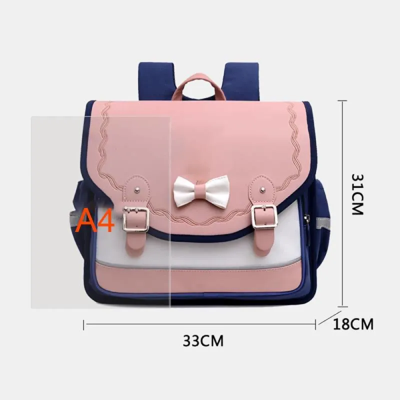 Backpack For Children Horizontal Waterproof Load Relief Primary School Bag