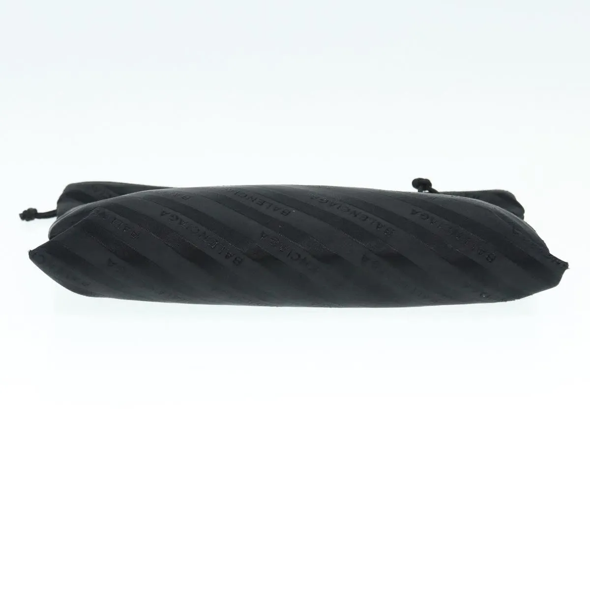 BALENCIAGA Explorer Clutch Bag Canvas Black 459745 Auth yk14342