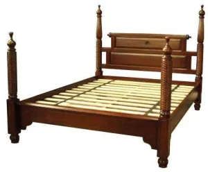 Batavia Four Poster Bed - Queen size