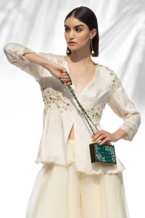 Bead Embroidered Clutch