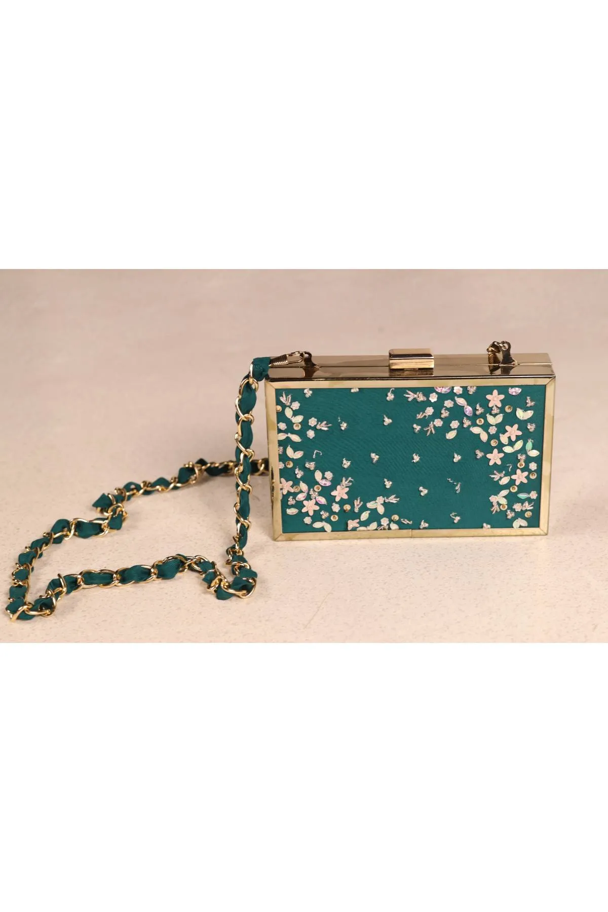 Bead Embroidered Clutch