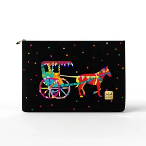 Bibsisita Clutch Bag- Kalesa Black - Dotted