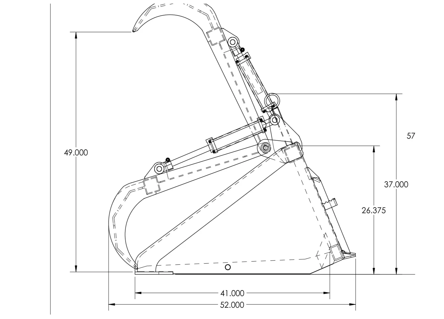 Bigtoolrack Firewood Grapple