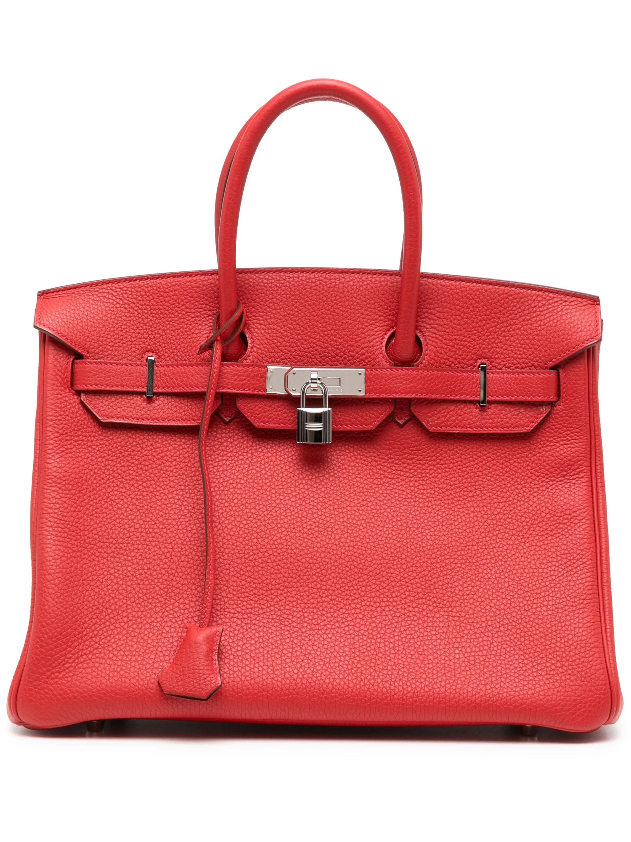 Birkin 35 Rouge Casaque Clemence PHW