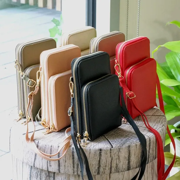 Black Crossbody Messenger Bag