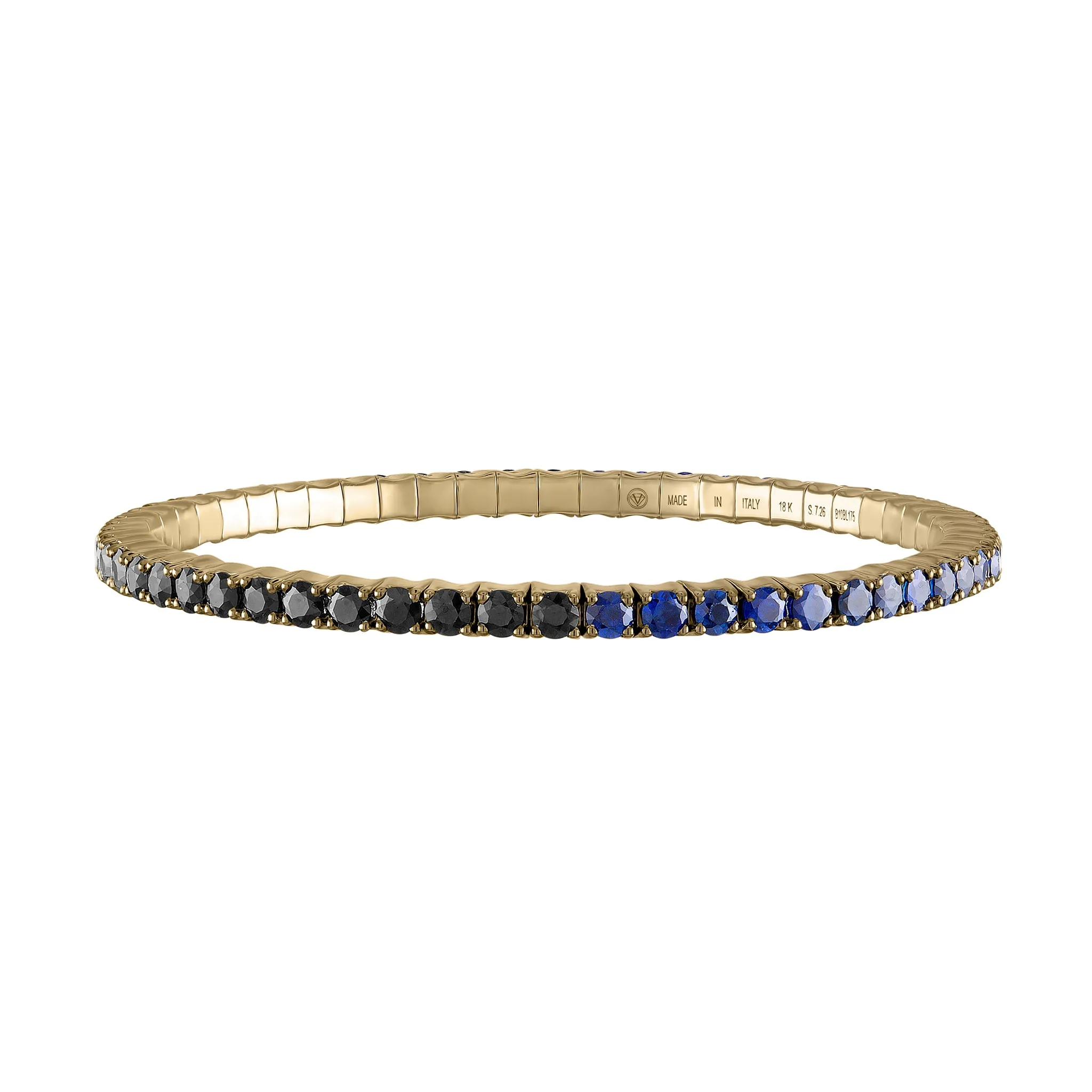 Black Diamond & Blue Sapphire · Duet Bracelets