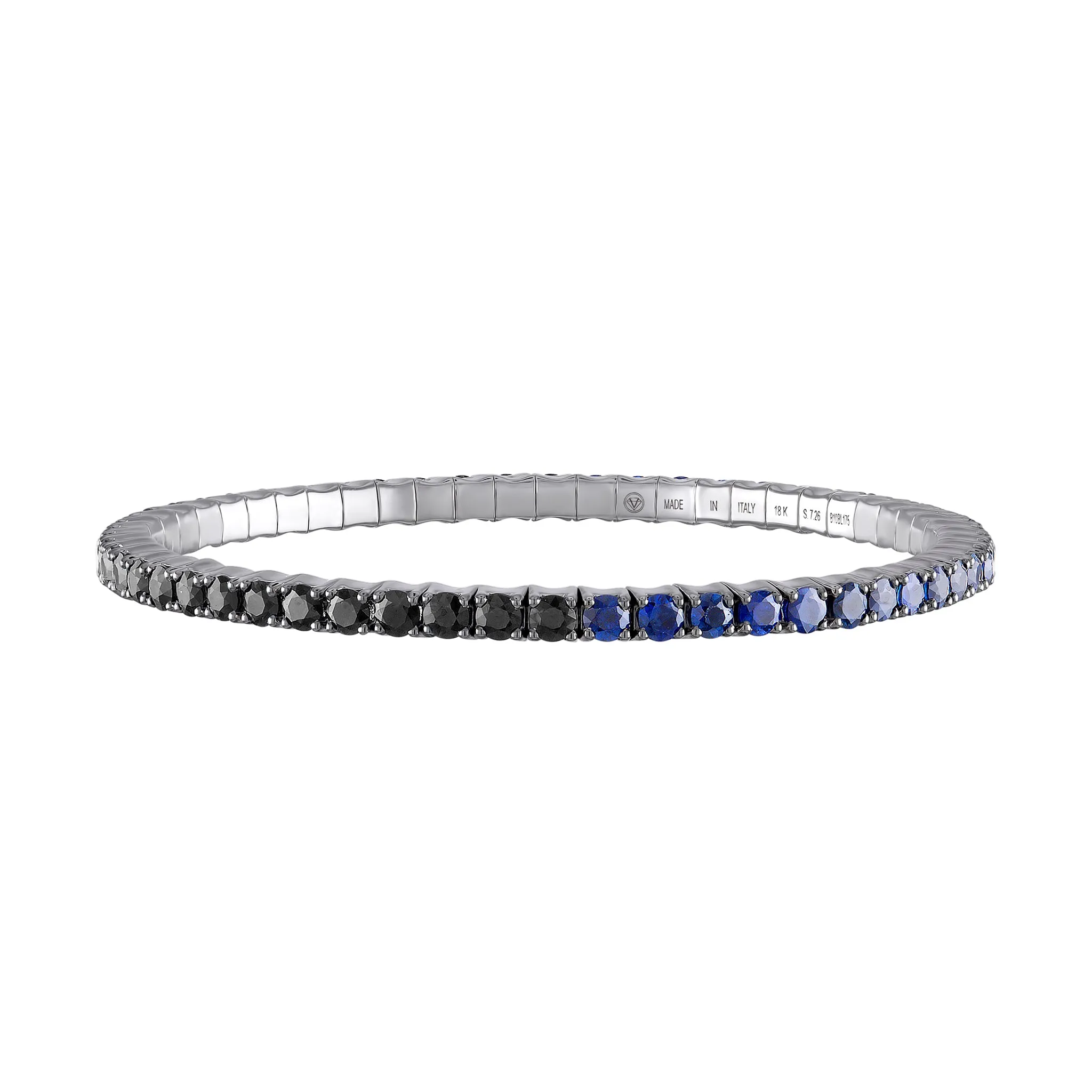 Black Diamond & Blue Sapphire · Duet Bracelets