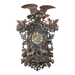 Black Forest Hunt Clock