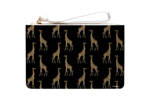 Black Giraffe Clutch Bag
