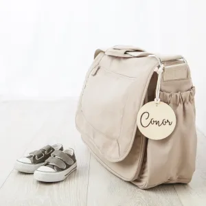 Blonde Bamboo Bag Tag