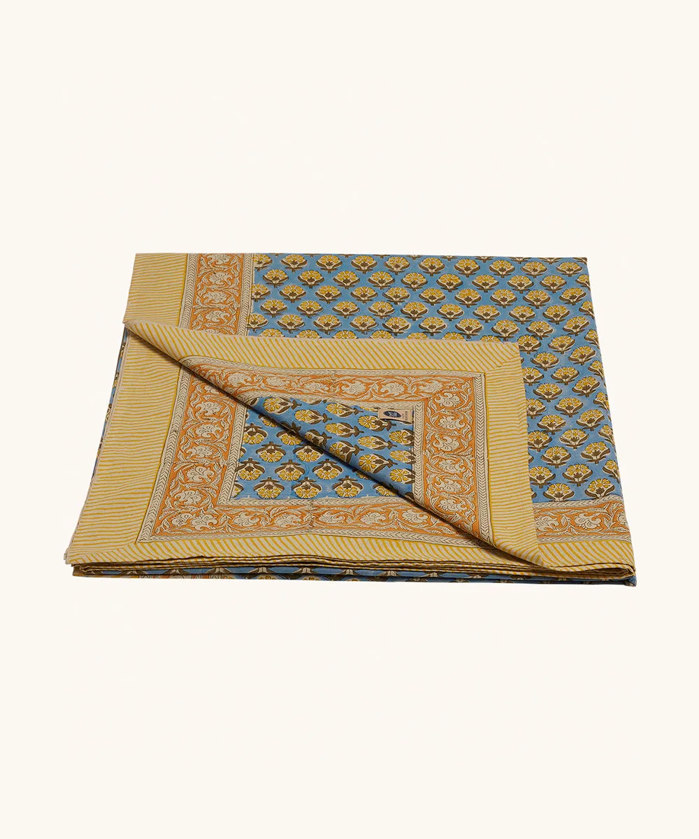 Blue Emma All Purpose Throw in Tote Bag - 85" x 55"
