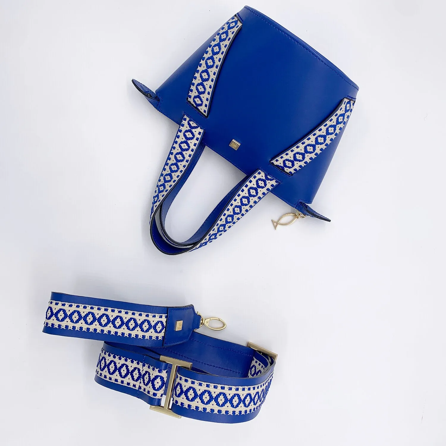 Boho Royal Blue | Bucket Bag