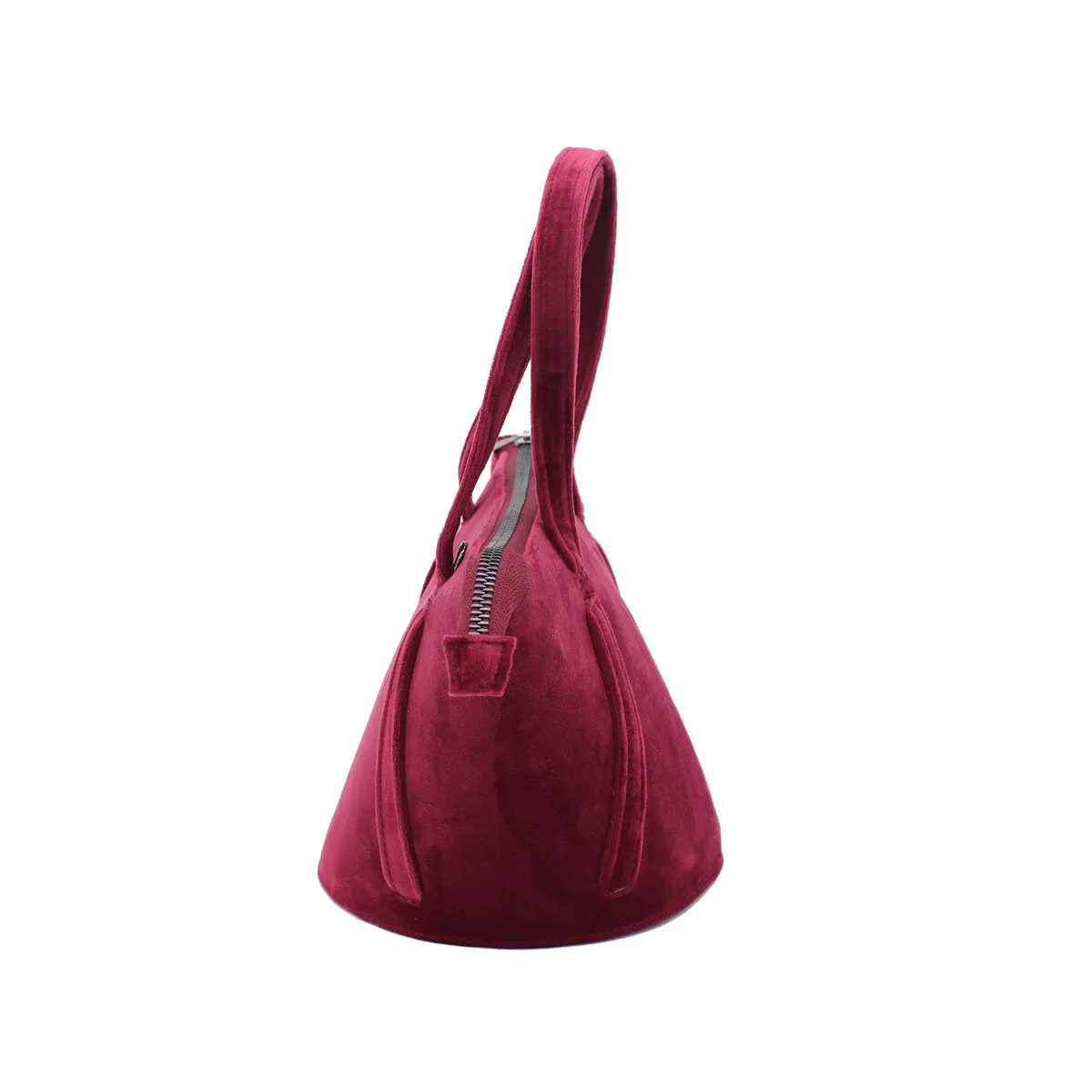 Bordeaux | Velvet Bucket Bag