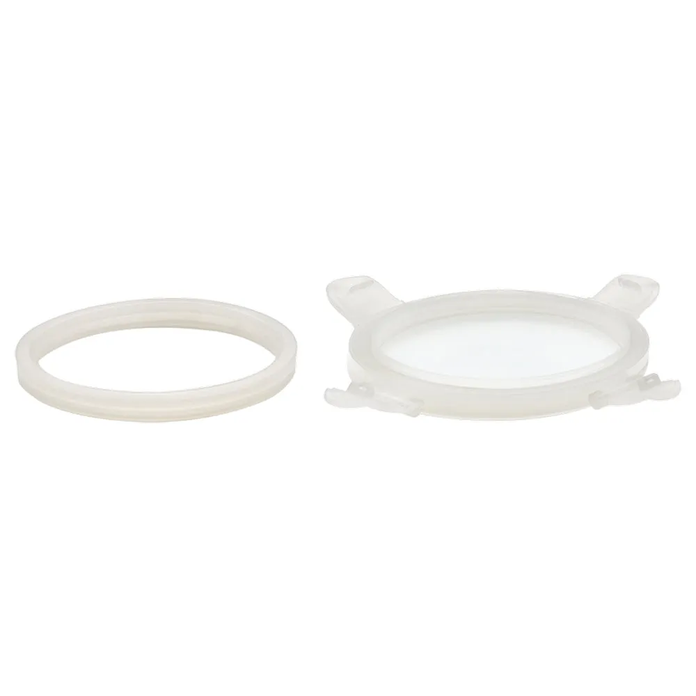 Borosil Blaze Blue Lunchbox, Round x 2 (Flat)