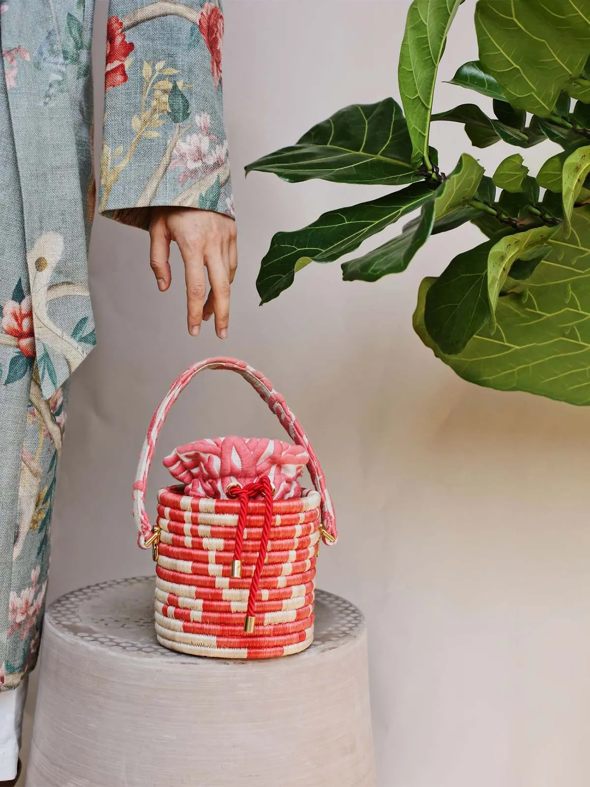 Bucket Bag | Coral