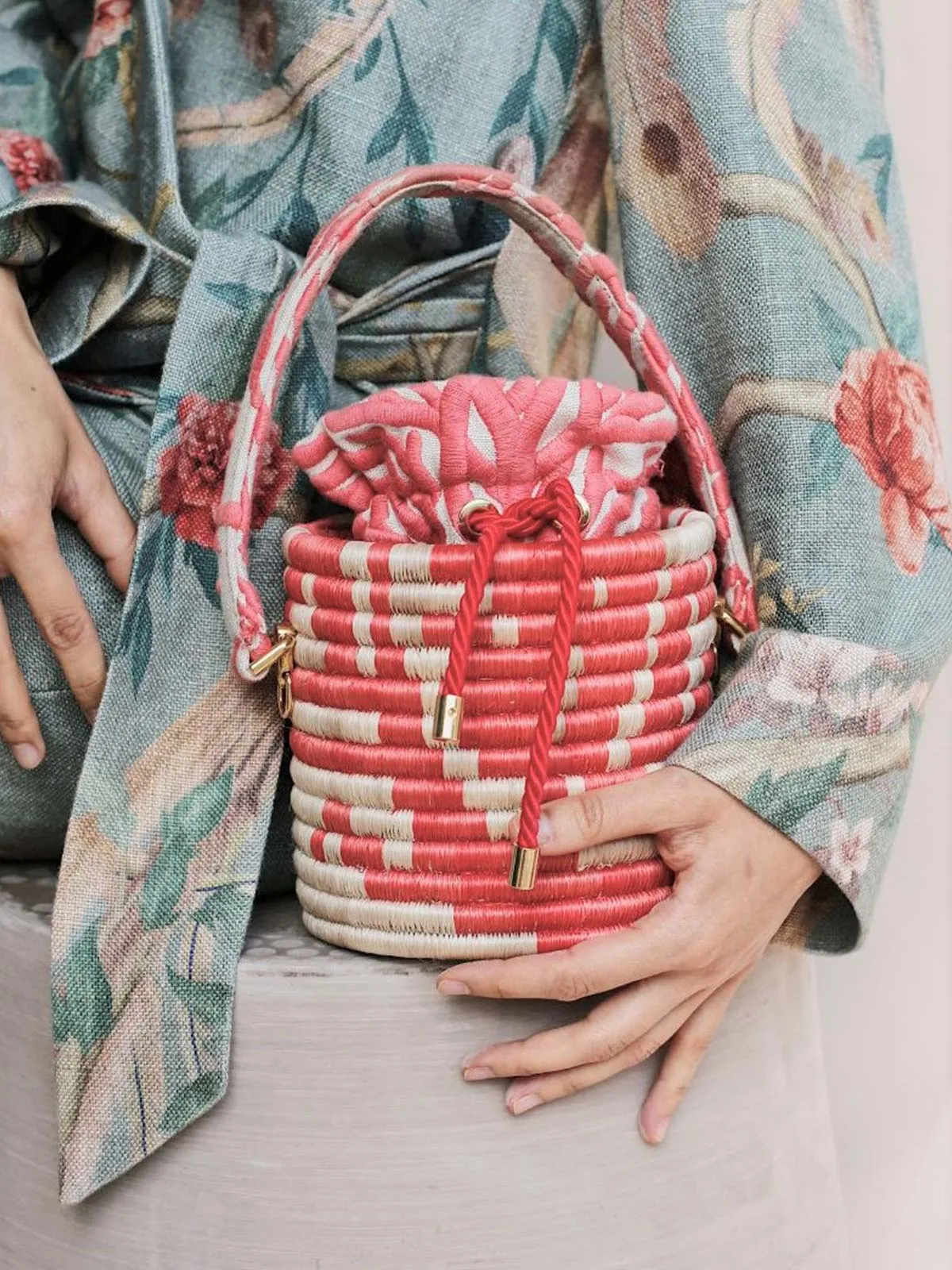 Bucket Bag | Coral