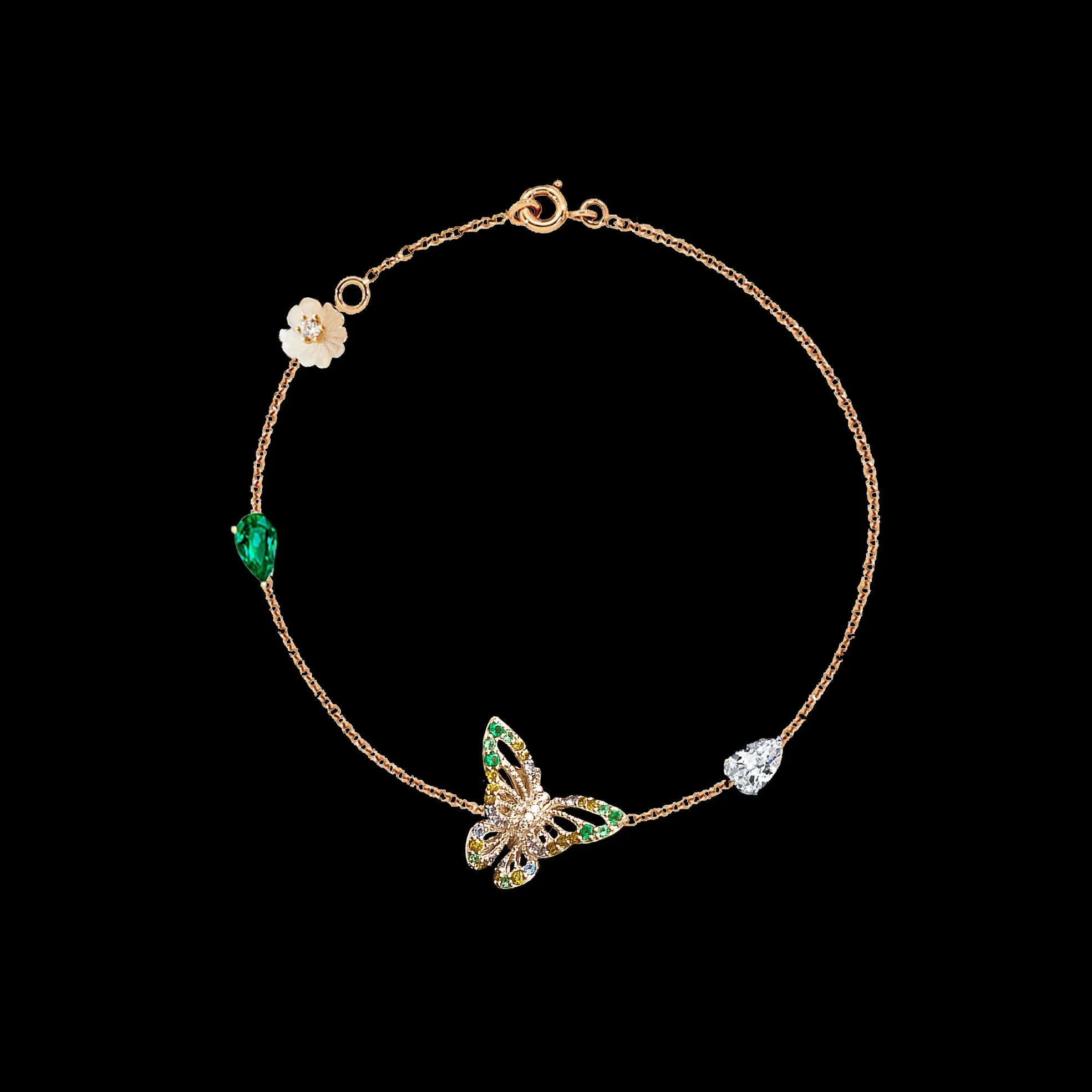 Butterfly Charm Bracelet