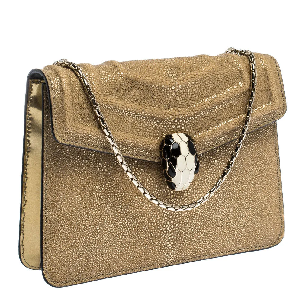 BVLGARI SERPENTI FOREVER STINGRAY MINI BAG