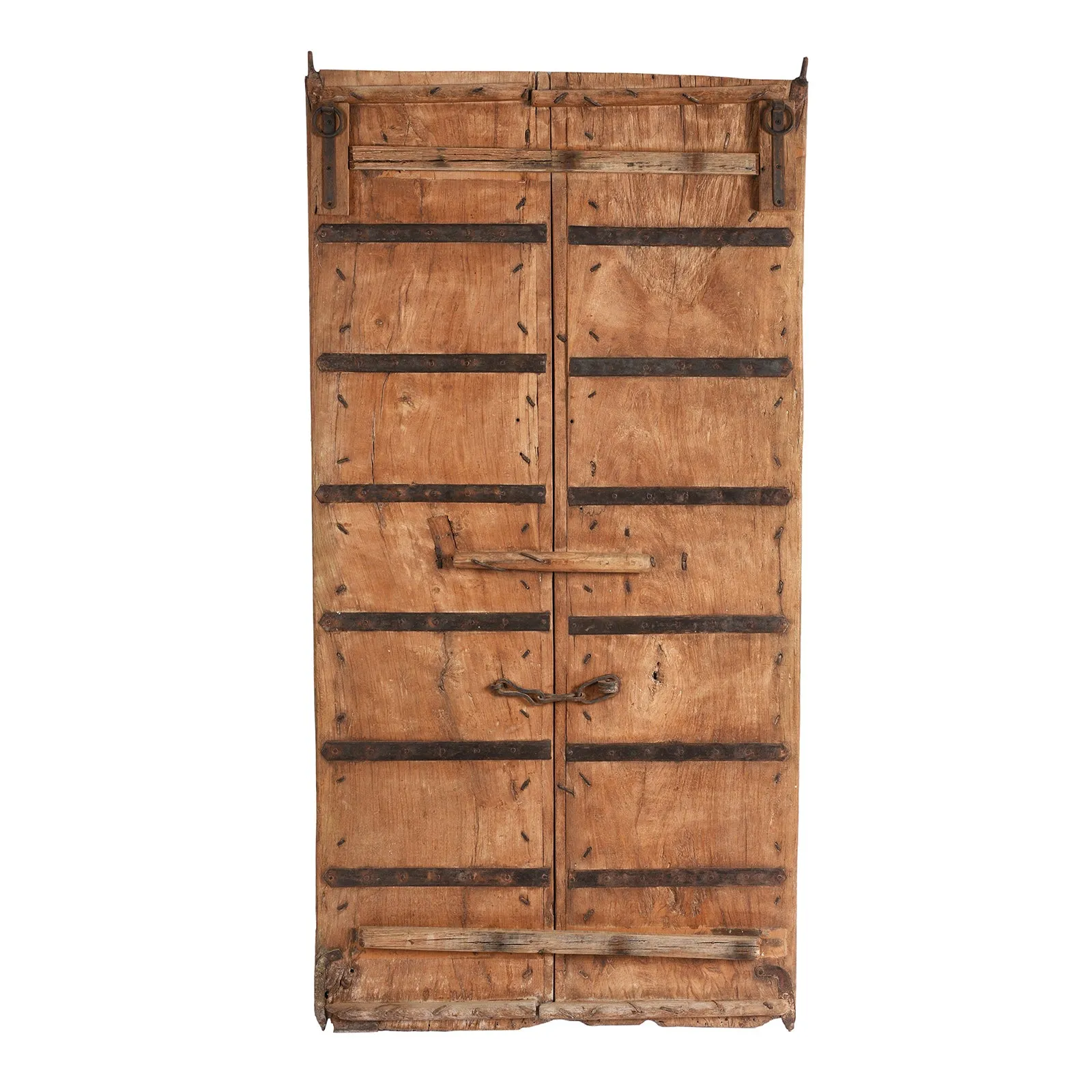 Carved Bleached Doors From Bikaner - 19th Century