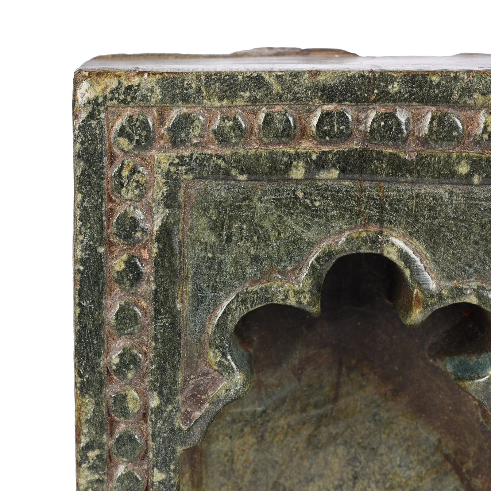 Carved Soapstone Lamp Niche From Dungapur - 19thC