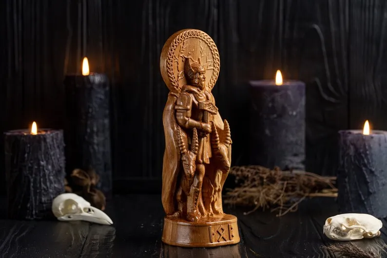 Carved Thor  Statue