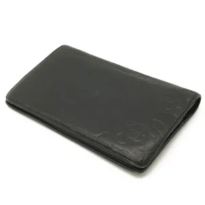 Chanel Camellia Motif Camellia Fold-Over Wallet