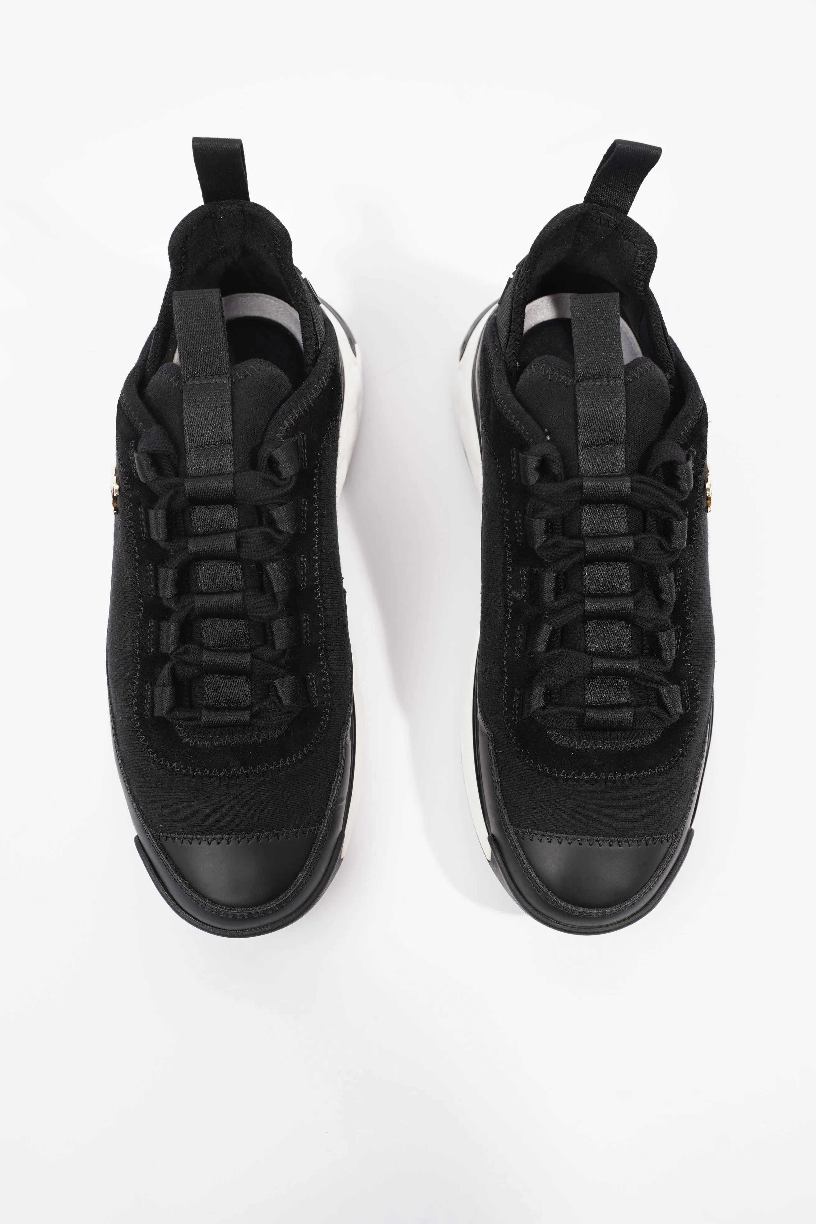 Chanel CC Runners Black   White Nylon EU 36 UK 3