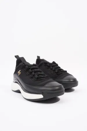 Chanel CC Runners Black   White Nylon EU 36 UK 3