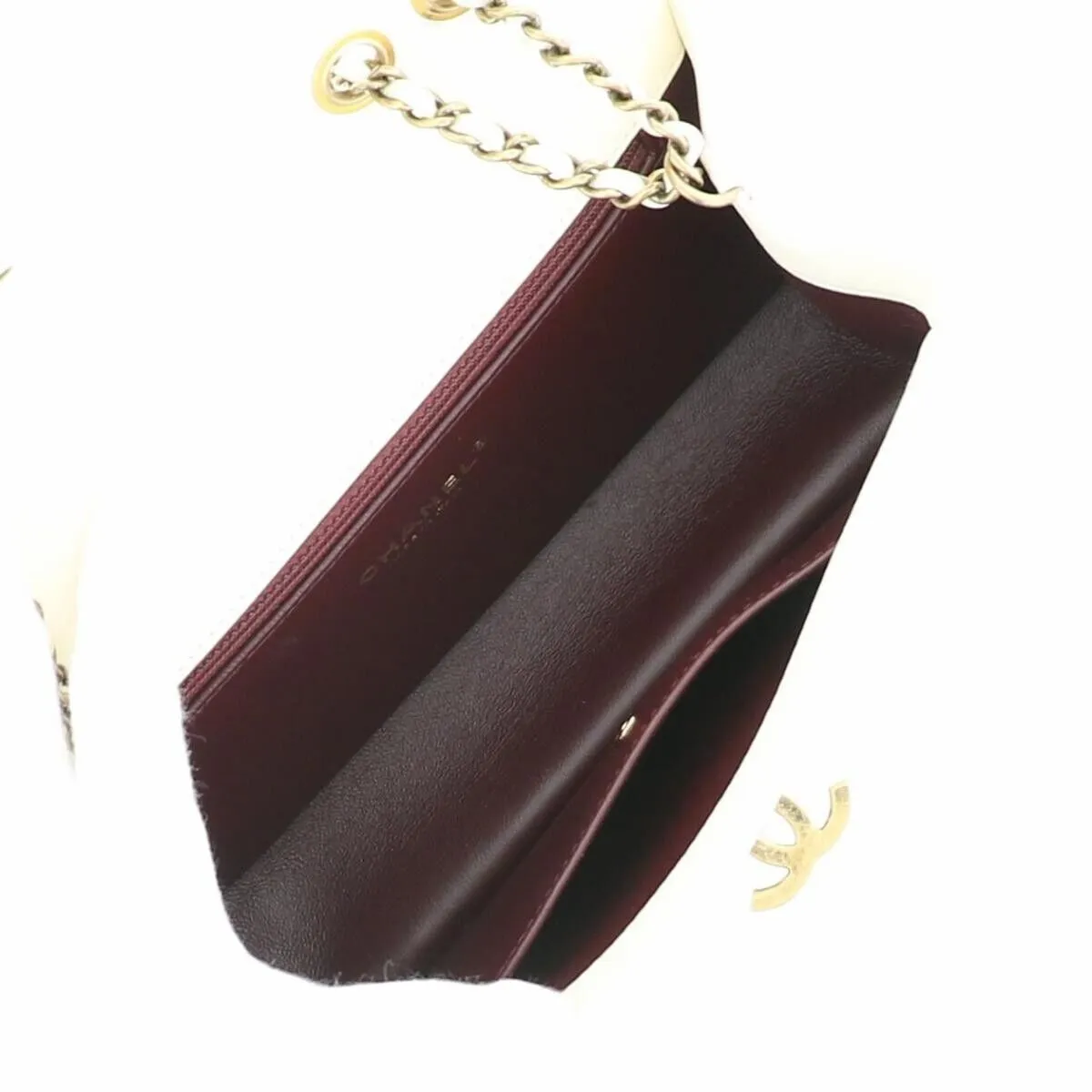 Chanel Chevron V-Stitch Chain Shoulder