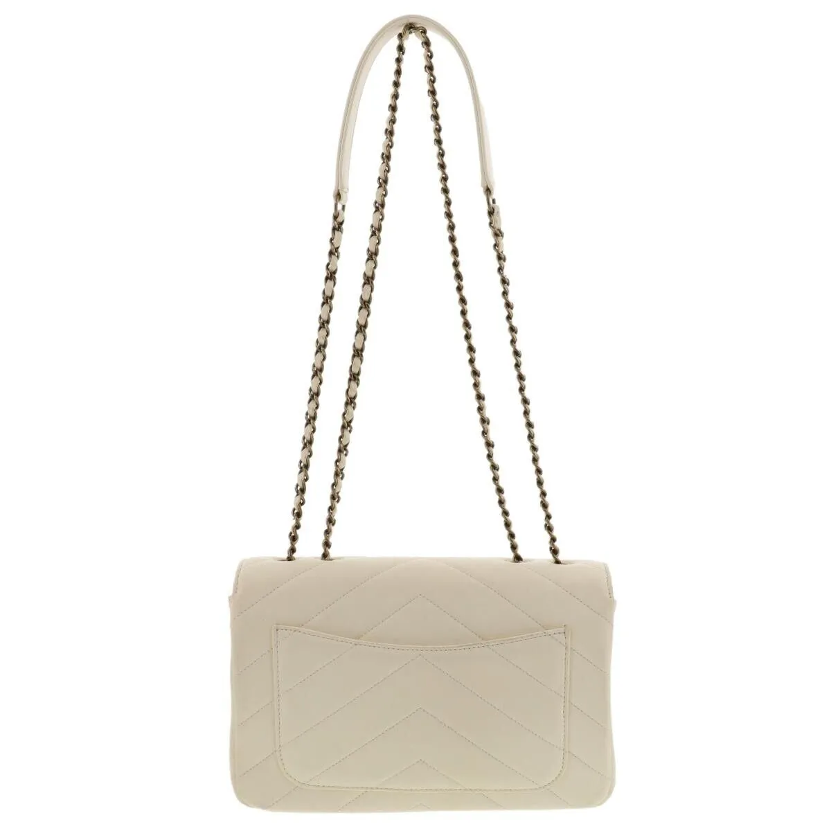 Chanel Chevron V-Stitch Chain Shoulder