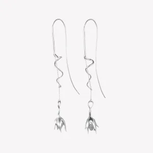 CLIMBING ROSE DROP EARRINGS