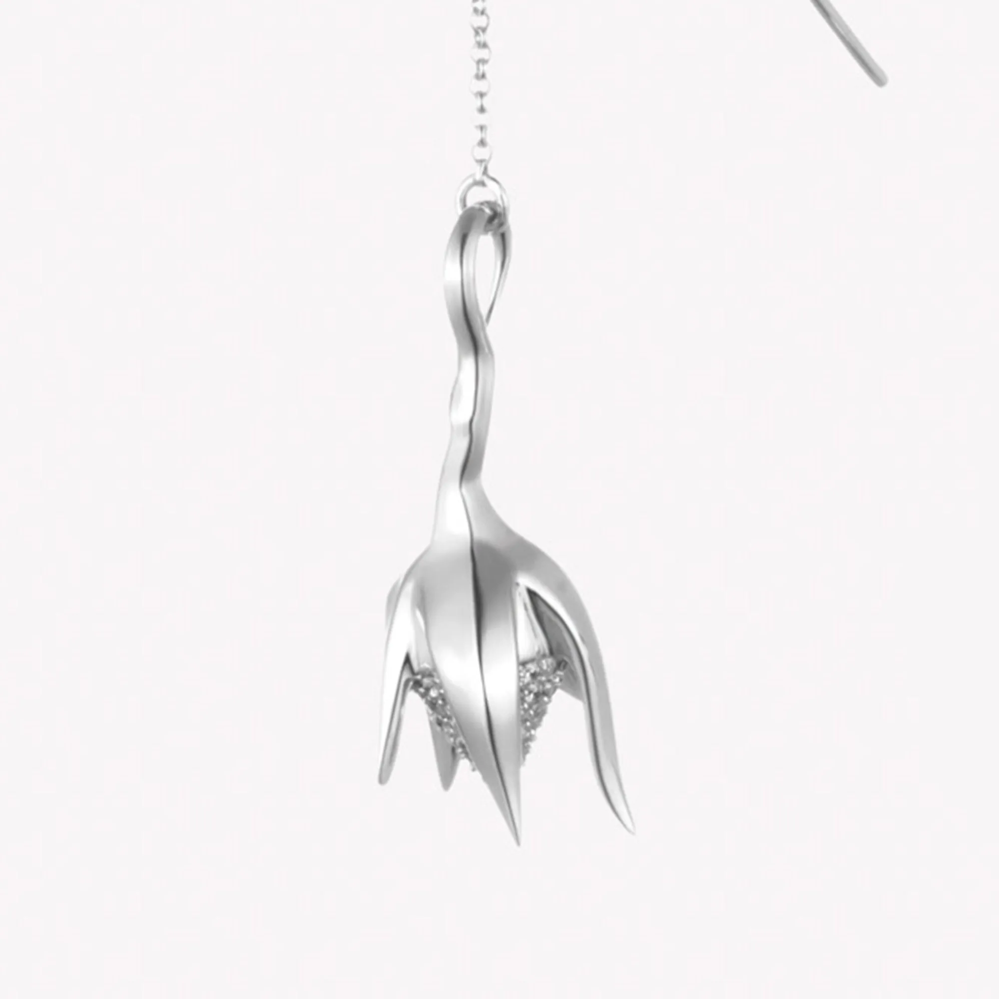 CLIMBING ROSE DROP EARRINGS