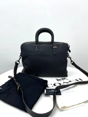 Coach Men's Rogue Slim Briefcase - Black